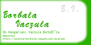 borbala vaczula business card